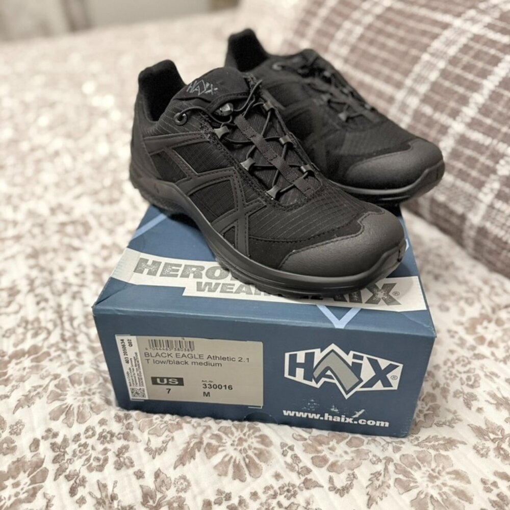 HAIX Black Eagle Athletic 2.1 T Low Tactical Shoes Men’s 7 / Women’s 8.5